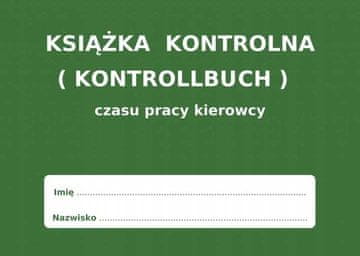 shumee Delovni dnevnik voznika KONTROLLBUCH PL - DE