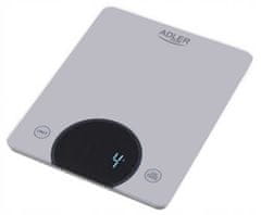Adler Kuhinjska tehtnica - do 10 kg - LED ADLER AD 3173 srebrna