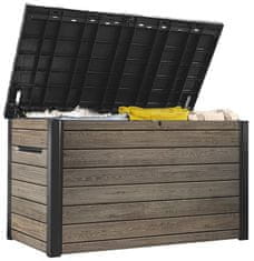 KETER Signature Horizontal shranjevalna škatla, 870 L, svetlo rjava