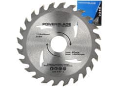MAR-POL Žagin list z SK rezili (video), 115x24Tx22mm POWER BLADE M09048