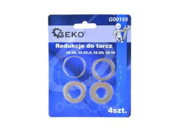 GEKO Redukcijski obroči za žagine liste z izvrtino 32 mm, komplet 4 kosov G00195