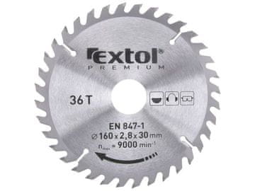 Extol Premium Žagin list z SK rezili, 160x2,0x30mm, 36T, širina SK rezila 2,8mm, 8803215