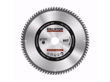 Kreator Žagin list za les 250 mm, 80T KRT020426