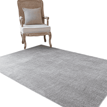Nikcorp Tepih Evitany kratek šeniljski 80 x 150 cm protizdrsna podlaga TPR poliester siva 7 mm pralni za dnevno sobo spalnico