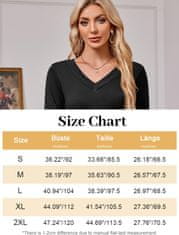 Nikcorp Ženska bluza Amoretu model brez rokavov dolg rokav V-izrez z gubanjem ohlapen kroj viskoza 92% elastan 8% mornarsko modra do bokov zaobljen rob