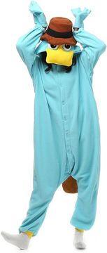 Nikcorp Pižama Kigurumi Onesie shelovely Pepe Dziobak cosplay kombinezon unisex 146-159 cm celodnevno udobje tkanina shaker antistatična zračna
