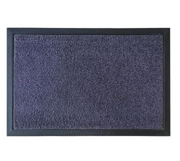 Nikcorp Vhodna podložka Taukan Proti zdrsu, črna 40x60 cm, polipropilen z vpojnimi vlakni in gumijastim dnom, za čevlje, notranja in zunanja uporaba