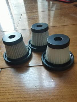 Nikcorp Zamenljivi filter za ročni sesalnik VC030 komplet 2 kosa, filter visoke gostote za drobne delce prahu, Plug & Play hitro klikanje, za čistejši zrak in optimalno sesalno moč