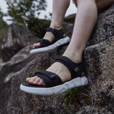 Nikcorp Moške športne pohodniške sandale [outdoor] z odprtimi prsti, zračne, hitro sušeče, črne, 41 EU