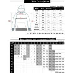 Nikcorp Unisex hoodie Anjinguang pulover s kapuco 3D anime potisk in kenguru žep, črna, visokokakovosten poliester za celo leto (pomlad poletje jesen zima), mehka zračna tkanina