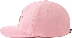 Nikcorp baseball kapa Clakllie snapback 100% bombaž ravni vizir vezen motiv race zračna roza obseg 55–59 cm