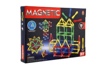 Teddies Magnetni gradbeni set 148 kosov iz plastike/kovine