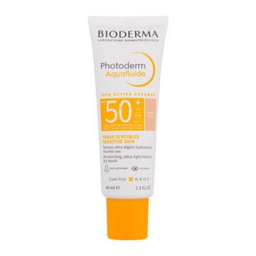 Bioderma Photoderm Aquafluid Tinted SPF50+ obarvan fluid za obraz z visoko zaščito pred uv žarki 40 ml odtenek Light unisex