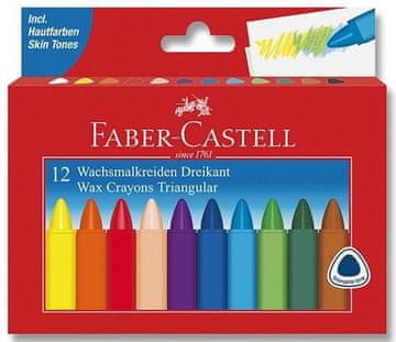 Faber-Castell trikotni voski - 12 barv