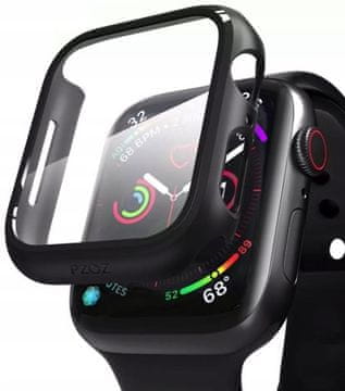 shumee Ovitek za Apple Watch 4/5/6/SE 2v1 okvir + steklo 40 mm