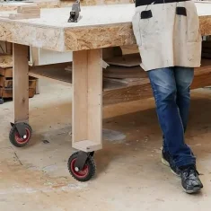 shumee 4x transportna kolesa za voziček 200 mm 2x vrtljiva 2x fiksna 700 kg močna guma