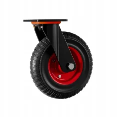 shumee 4x transportna kolesa za voziček 200 mm 2x vrtljiva 2x fiksna 700 kg močna guma