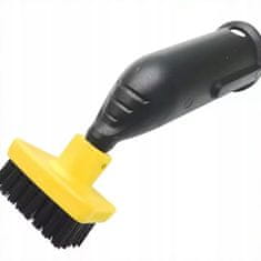 Rosfix Zestaw 3 szczotek kwadratowych do Karcher SC1-SC5 | Czarne włosie | Kolorowe końcówki | Do fug, armatury, płytek | Zamiennik