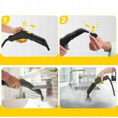 Rosfix ZESTAW SZCZOTEK NAKŁADEK DO KARCHER EASYFIX SC1 SC2 SC3 SC4 SC5 MIKROFIBRA