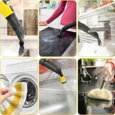 Rosfix ZESTAW SZCZOTEK NAKŁADEK DO KARCHER EASYFIX SC1 SC2 SC3 SC4 SC5 MIKROFIBRA