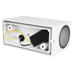 master LED Stenska svetilka 2xGU10 za LED IP44 LIDA DUO bela