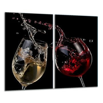 shumee STEKLENA REZALNA DESKA 2x 30x52 VINO