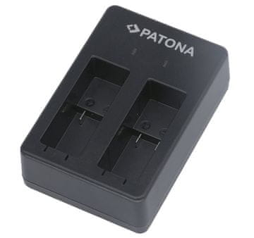 PATONA Polnilec za digitalno kamero Dual GoPro Hero 5/Hero 6/Hero 7/Hero 8 AABAT-00/ micro USB/ USB-C
