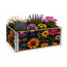 Aga Dvignjena greda 120x80x40 cm Cvetlice