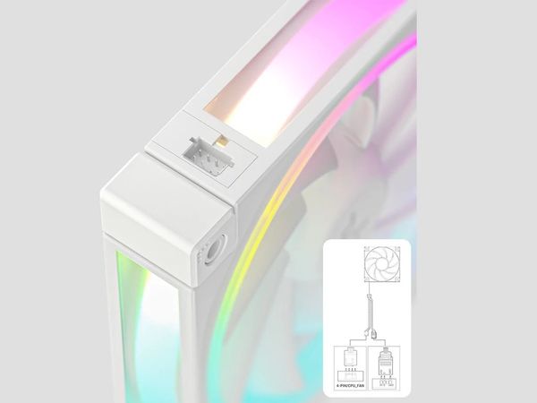 Komplet za tekočinsko hlajenje DeepCool LQ360 Ultra WH