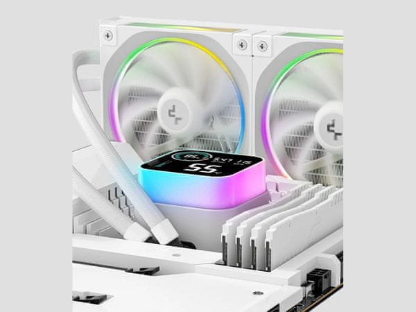 Komplet za tekočinsko hlajenje DeepCool LQ360 Ultra WH