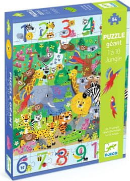 Djeco Jungle Puzzle 54 kosov
