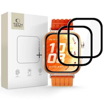 Tech-protect Glass Flex 2x zaščitno steklo za Huawei Watch Fit 5 Pro, črno