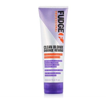 Fudge Professional	 Clean Blonde Damage Rewind Violet-Toning Conditioner balzam za obnovo in sijaj svetlih las