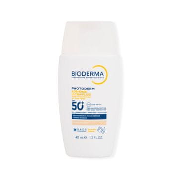 Bioderma Photoderm Xdefense Ultra-Fluid zaščita pred soncem za obraz za vse tipe kože 40 ml odtenek Shade 01 za ženske
