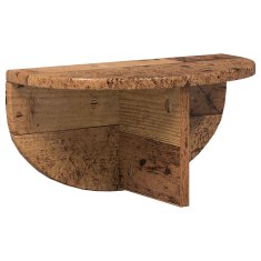 Vidaxl Stenska polica 2 kos Star les 38 x 19 x 19 cm