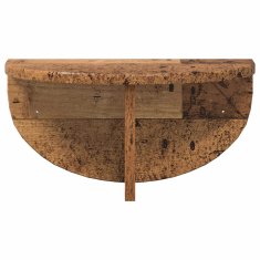 Vidaxl Stenska polica 2 kos Star les 38 x 19 x 19 cm