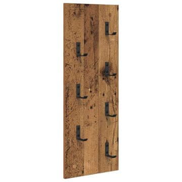 Vidaxl Nadwyčajna obešalnik za plašče Star les 30 x 1,5 x 80 cm