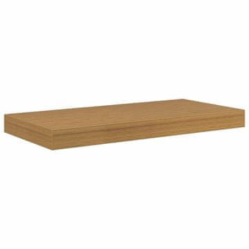 Vidaxl Stenska polica Bež 50 x 23 x 4 cm Konstruiran les