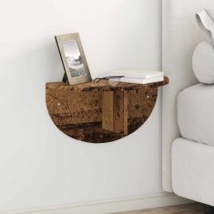 Vidaxl Stenska polica 2 kos Star les 48 x 24 x 24 cm Inženirski les