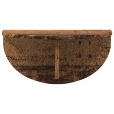 Vidaxl Stenska polica 2 kos Star les 48 x 24 x 24 cm Inženirski les