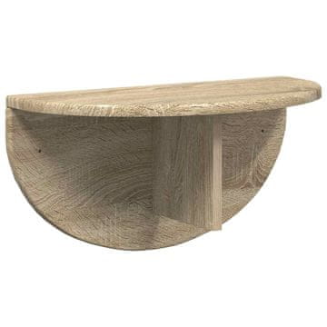 Vidaxl Stenska polica Sonoma hrast 48 x 24 x 24 cm Konstruiran les
