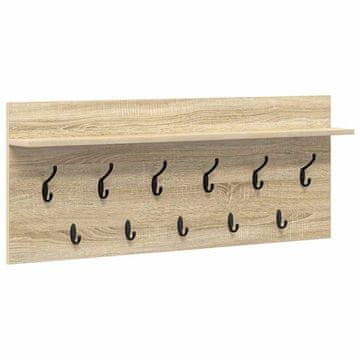 Vidaxl Nadwyčajna obešalnik za plašče Sonoma hrast 100 x 40 x 12 cm