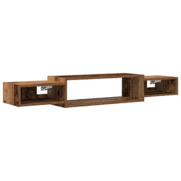 Vidaxl Stenska TV omarica Montaža za steno Star les 140 x 28 x 21 cm