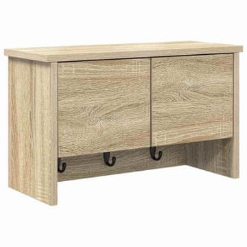 Vidaxl Nadwyčajna obešalnik za plašče Sonoma hrast 50 x 20 x 30 cm