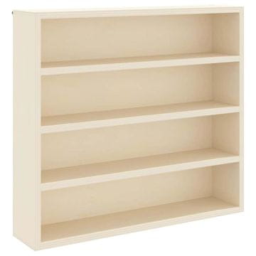 Vidaxl Stenska vitrina s polico Bež 40 x 8,5 x 37 cm Konstruiran les