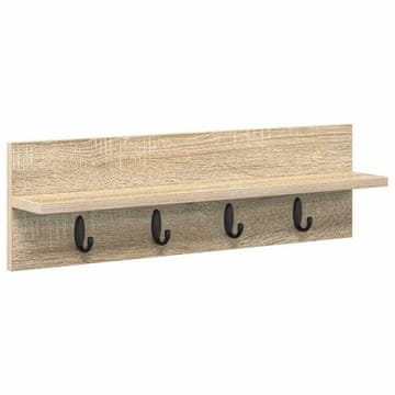 Vidaxl Nadwyčajna obešalnik za plašče Sonoma hrast 60 x 10,5 x 18 cm