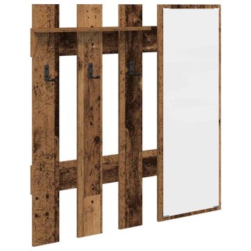 Vidaxl Nadwyčajna obešalnik za plašče Star les 100 x 10 x 100 cm