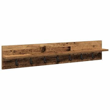 Vidaxl Nadwyčajna obešalnik za plašče Star les 100 x 10,5 x 18 cm