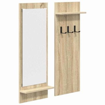 Vidaxl Nadwyčajna obešalnik za plašče Sonoma hrast 70 x 10 x 90 cm