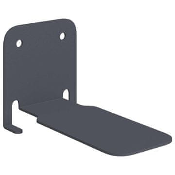 Vidaxl Ležeča polica s polico 4 szt. Antracit 6 x 10,8 x 6,6 cm